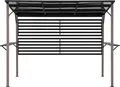 Sunjoy Stahl Whirlpool Pergola / Pavillon 3x3 DENALI - 252cm x 282cm, grau