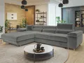 MIRJAN24 Ecksofa Torezio Mini, mit Bettkasten und Schlaffunktion, Einstellbare Kopfstützen, 280x170x70-90 cm