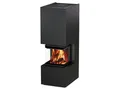 H&M Germany Kaminofen READY Uh 500/500 schwarz STYLE, 11 kW, Zeitbrand