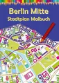 Berlin Mitte Stadtplan Malbuch M&M Baciu