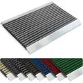 Floordirekt Fußmatte Profi Brush, Erhältlich in 8 Farben & 3 Größen, Sauberlaufmatte, rechteckig, Höhe: 22 mm grau 60 cm x 90 cm x 22 mm