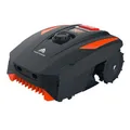 YARD FORCE Mähroboter MB 400 mit Mähgarage – Akku-Rasenroboter mit App-Steuerung, Sensoren, 20V/2Ah, für 400 m² Rasenfläche, automatische Pflege