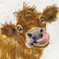 Bothy Threads, Kreuzstichset "Moo", 26x26cm, xhd48, Zählmuster