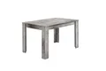 byLIVING Esszimmertisch Nepal/Beton-Optik grau/kompakter Küchentisch 120 cm breit/Esstisch Melaminharz beschichtet / 18 mm Dicke Tischplatte / 120 x 80, H 75 cm