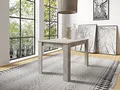 byLIVING Esszimmertisch Nepal/Beton-Optik grau/kompakter Küchentisch 120 cm breit/Esstisch Melaminharz beschichtet / 18 mm Dicke Tischplatte / 120 x 80, H 75 cm