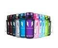 Super Sparrow Trinkflasche - Tritan Wasserflasche - 350ml - BPA-frei - Ideale Sportflasche - Schnelle Wasserdurchfluss, Flip Top, öffnet Sich mit 1-Click