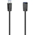 Hama USB-Kabel USB 3.2 Gen1 USB-A Stecker, USB-A Buchse 1.50 m Schwarz 00200628