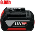 4X Original 18V 8Ah Akku für Bosch Professional GBA GSR GSB BAT618 BAT609 BAT620