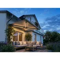 HOME DELUXE LED Vollkassettenmarkise elektrisch ELOS - Anthrazit Größenauswahl