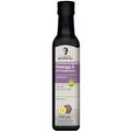 Dr. Johanna Budwig Omega 3 DHA+EPA Maracuja (250ml) - Leinöl & Algenöl - hochdosiert (EPA DHA) - Algenöl vegan flüssig, Omega-3-Öl, Omega 3 für Kinder