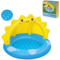 Planschbecken mit Sonnenschutzdach Kinderpool Sunny Days Badespaß 101x97x71 cm