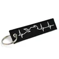 VmG-Store MADE IN Jet Tag Schlüsselanhänger Länderfahnen robustes festes Material umkettelt mit stilvollen Länder Fahnen S148 (Herzschlag)