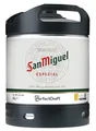 PerfectDraft San Miguel, Internationales Premium Lagerbier aus Spanien, (1 x 6l) MEHRWEG Fassbier