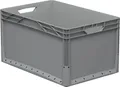 Eurobox 60x40x32 cm grau 62 l Euro-Norm-Box aus PP