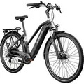 ZÜNDAPP Z810 E-Trekkingbike (Damen, Schwarz/weiß)