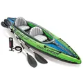 INTEX Komplettset Challenger K2 Kajak Schlauchboot + Paddel + Pumpe 2 Personen✅✅