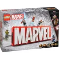 LEGO Marvel Super Heroes 76313 MARVEL Logo & Minifiguren