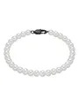 True Rebels Herren Perlenarmband aus Edelstahl Perle (synth) ca. 6,0-6,5 mm