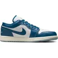Air JORDAN 1 Low SE - Herren Schuhe Sneakers Weiß-Blau FN5214-141 , EU 44.5 US 10.5 - Weiß/Blau - 44,5