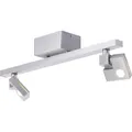 Brilliant LED Deckenleuchte 90 Degree Eisen 2 x 3,6W warmweiß EasyDim dimmbar