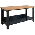 TRUTZHOLM Massive Werkbank Profiline XXL Freistehend 170x69cm 1000kg Robust Stahl Holz