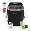 Juskys Eiswürfelmaschine IceOracle - Eiswürfel in wenigen Minuten - 12 kg/Tag - 2 Größen - Schwarz