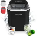 Juskys Eiswürfelmaschine IceOracle - Eiswürfel in wenigen Minuten - 12 kg/Tag in 2 Größen - Schwarz