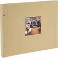 Schraubalbum Bella Vista Trend 39x31 cm sw Seiten sand