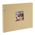 Goldbuch 28506 Bella Vista 39x31cm beige schwarze Seiten | Schraubalben