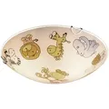 Globo Lighting Deckenleuchte, Mehrfarbig, Glas, Rund, 30x6.5x30 cm, Lampen & Leuchten, Innenbeleuchtung, Deckenleuchten