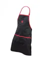Char-Broil 140 517 - Grillschürze mit Taschen, Schwarz und Rot.
