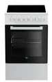 Beko FSM57100GW Herd (Elektro/Freistehend) / 50 cm/Restwärmeanzeige/schwarz