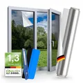 WindowShield® – UV Sonnenschutzfolie für Fenster Innen & Außen – Blickdichte Fensterfolie als Sonnenschutz Folie – Selbstklebende Hitzeschutzfolie für Fenster Außen & Innen für Sommer – 30 x 200 cm