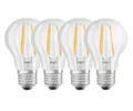 Osram LED Leuchtmittel Base Klassik A60 6,5W, 806lm, 2700K, warmweiß, 4er Pack