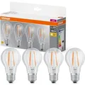 Osram Leuchtmittel Ledvance 4er Set E27 6,5 Watt LED Filament warmweiß