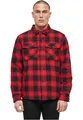 Brandit Lumberjacket, red-Black, Größe XL