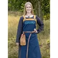 Battle Merchant Ritter-Kostüm Wikinger Überkleid mit Stickerei im Jellingstil Blau / Gelb S blau|gelb S | S