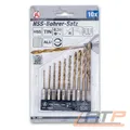 BGS DIY HSS-BOHRER-SATZ 10-TLG.TITAN-NITRIERT 1,5 - 6mm MIT SECHSKANT-AUFNAHME