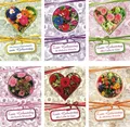 100 Glückwunschkarten zum Geburtstag Blumen 51-1818 Geburtstagskarte Grußkarte