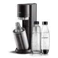 Sodastream Duo Black Karbonator Mit 2 Flaschen 1 Glas E 1 Pet 1 Lt Zylinder Gas