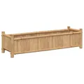 PflanzkübelBlumenkübelPflanzcontainerPflanzgefäße 100x30x25 Cm Bambus