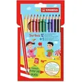 STABILO Dreikant-Buntstifte Trio dick, 12+1 Promo-Etui