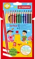 STABILO Dreikant Buntstifte Trio dick 12+1 Promo Etui