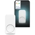 Philips Hue Secure Smart-Türklingel, Ton-Echtzeit-Benachrichtigungen, passt an jede Steckdose, läuft mit Hue Kameras, Türklingel und Bewegungsmeldern, gibt Tonalarme aus
