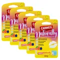 5 X Carmex Natürlich Beere Lippenbalsam Feuchtigkeitsspendend Stift 4.25g