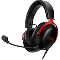 HyperX Cloud III Wired Gaming Headset - Schwarz/Rot (PC, PS5, Xbox Series X/S)
