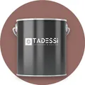 TADESSI Wandfarbe Braun - Zimt - abwaschbare Innenfarbe matt - Dispersionsfarbe - Geruchsarm und Lösemittelfrei - 2,5 Liter Gebinde