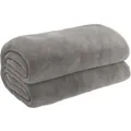 vidaXL Gewichtsdecke mit Bezug Grau 155x220 cm 7 kg Stoff