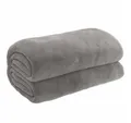 vidaXL Bettüberwurf Gewichtsdecke mit Bezug Grau 155x220 cm 7 kg Stoff