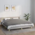 Gewichtsdecke mit Bezug Grau 155x220 cm 7 kg Stoff